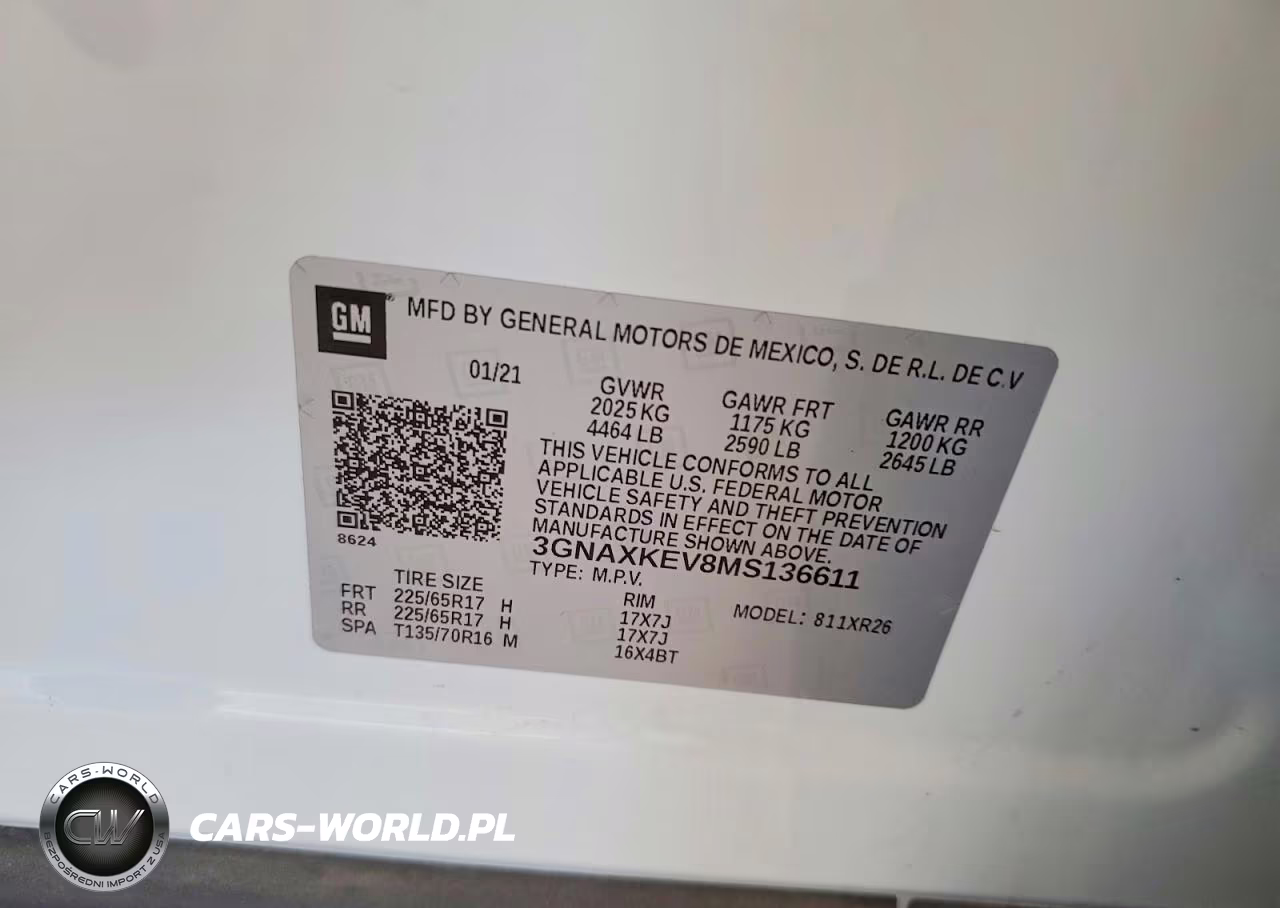 2021 Chevrolet Equinox Lt VIN:3GNAXKEV8MS136611 - 13