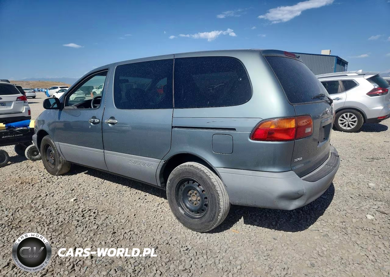 2000 Toyota Sienna Ce VIN:4T3ZF19C7YU319623 - 2