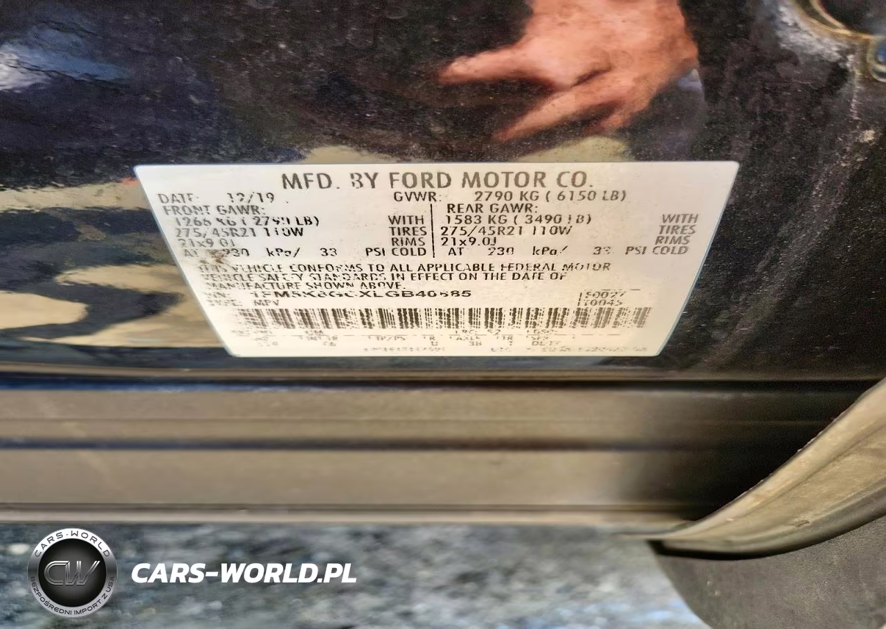2020 Ford Explorer St VIN:1FM5K8GCXLGB40885 - 13