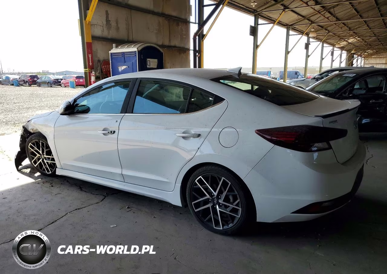2019 Hyundai Elantra Sport VIN:KMHD04LB8KU838581 - 2