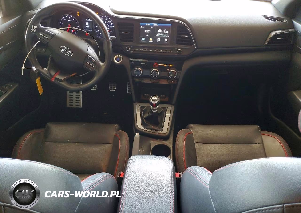 2019 Hyundai Elantra Sport VIN:KMHD04LB8KU838581 - 8