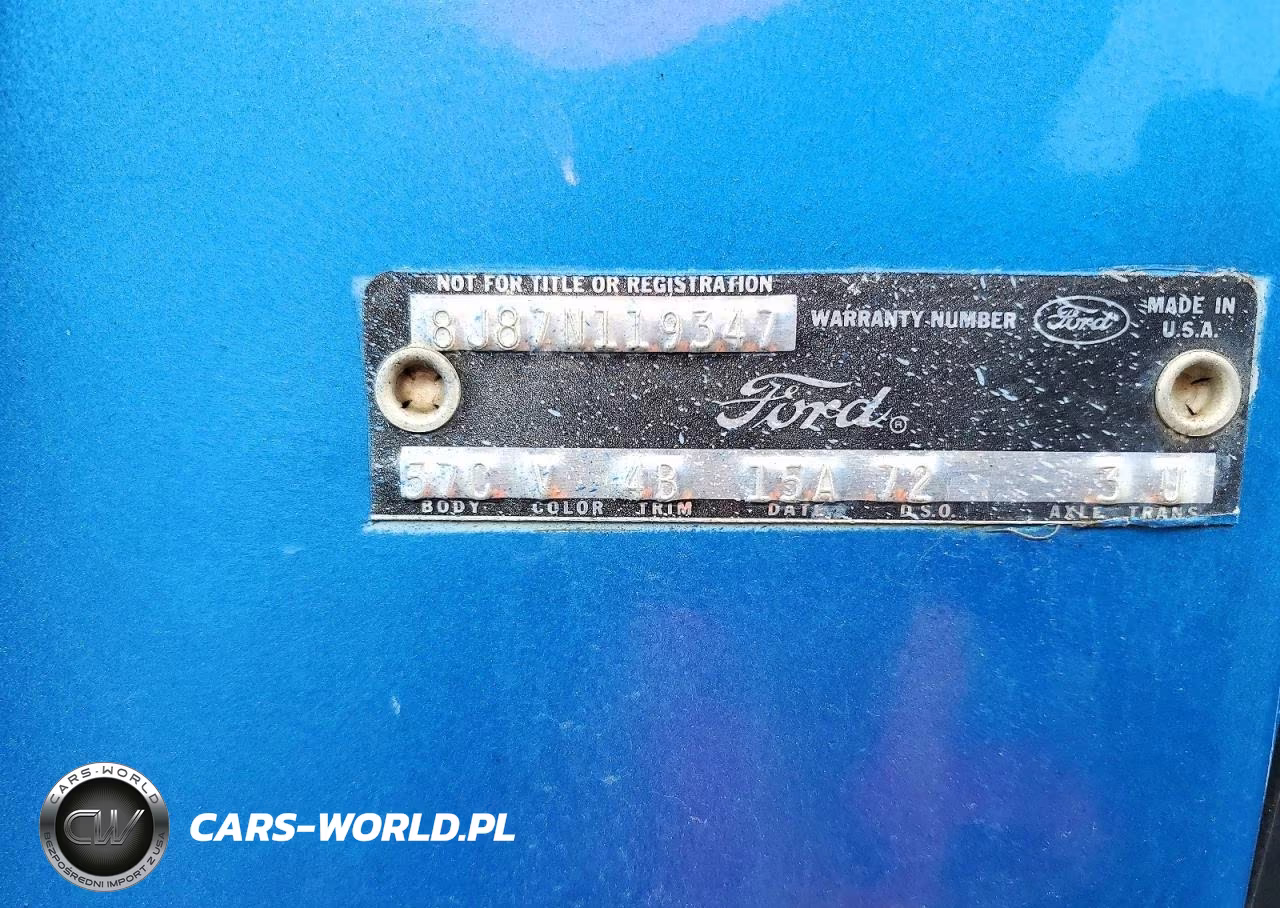 1968 Ford Thunderbird VIN:8J87N119347 - 12