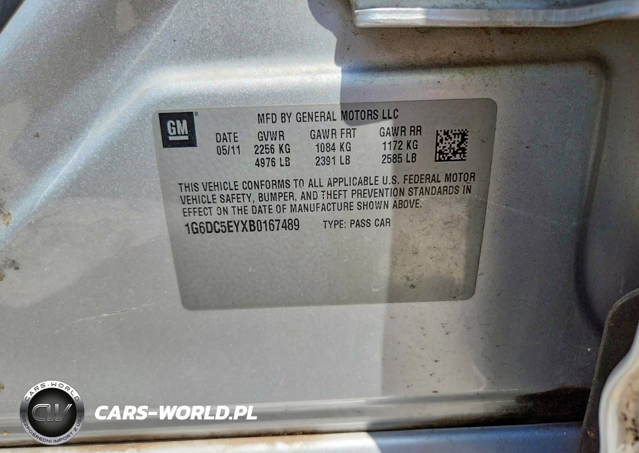 2011 Cadillac Cts VIN:1G6DC5EYXB0167489 - 12