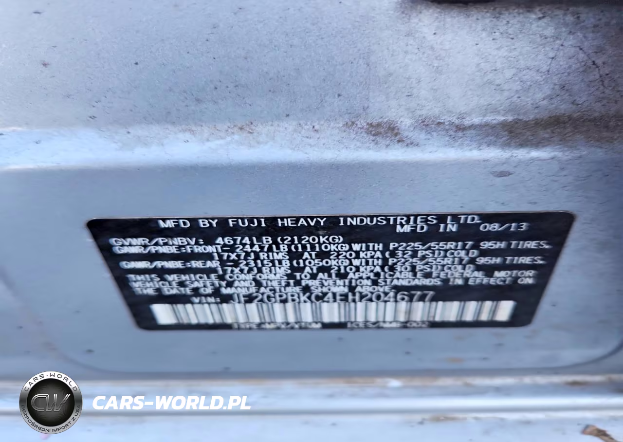 2014 Subaru Xv Crosstrek 2.0I Hybrid Touring VIN:JF2GPBKC4EH204677 - 13