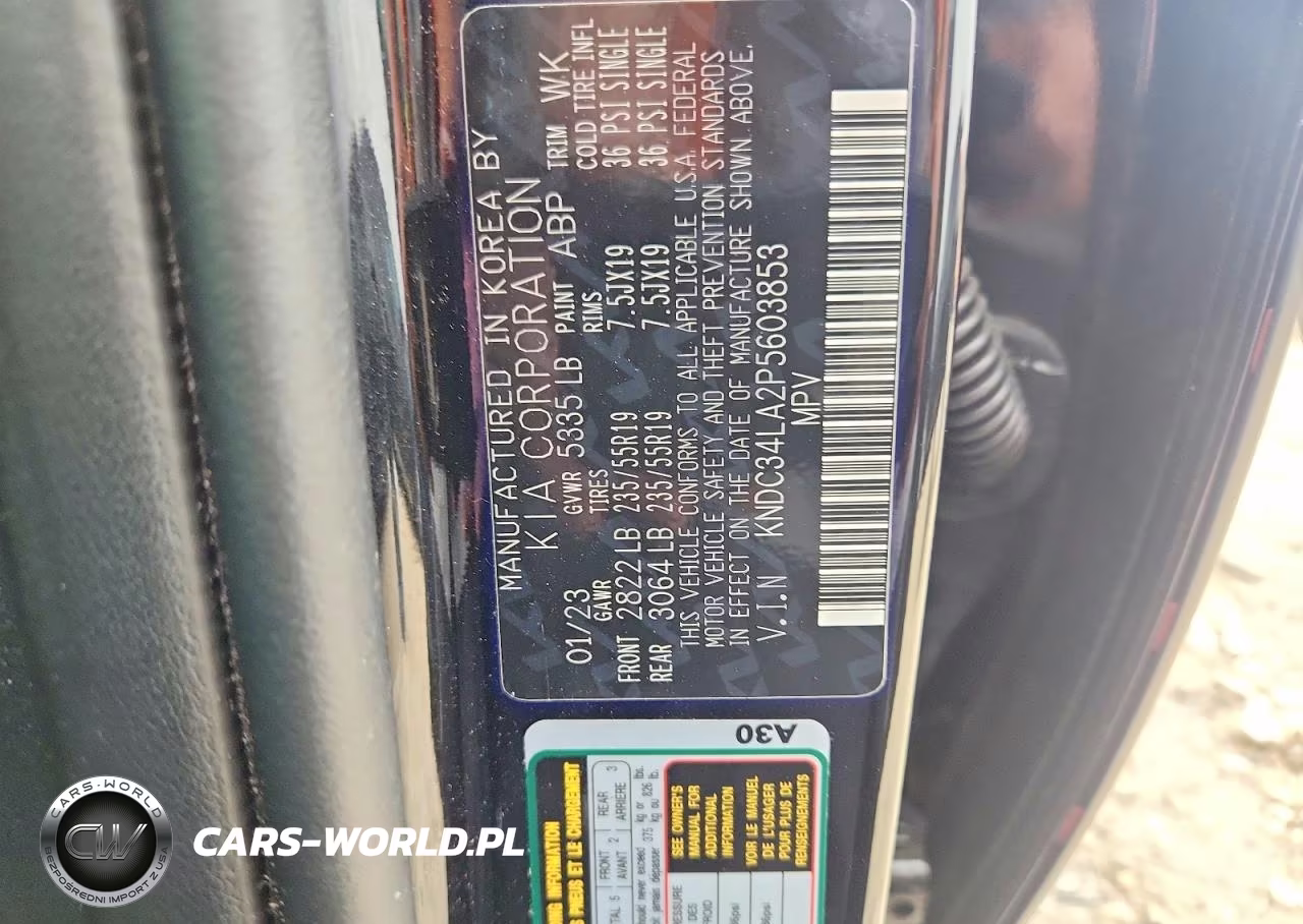 2023 Kia Ev6 Wind VIN:KNDC34LA2P5603853 - 13
