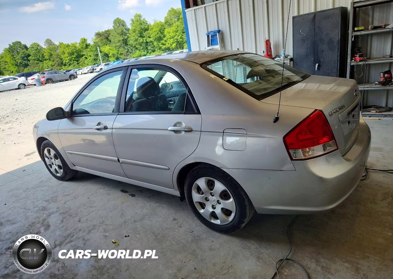 2007 Kia Spectra VIN:KNAFE121575423710 - 2