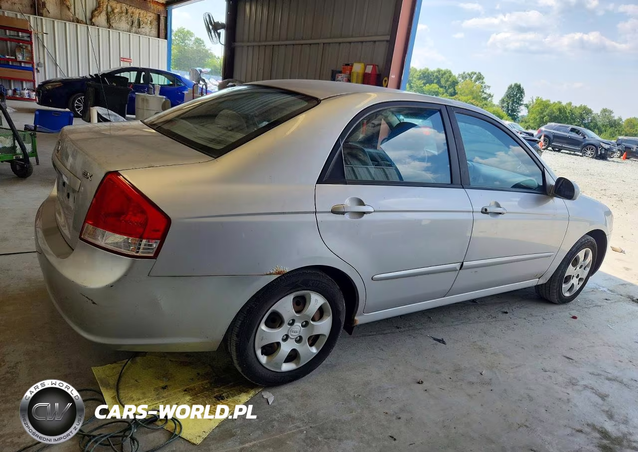 2007 Kia Spectra VIN:KNAFE121575423710 - 3