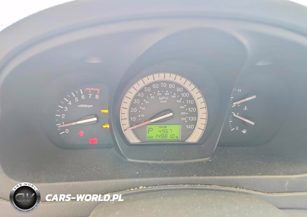 2007 Kia Spectra VIN:KNAFE121575423710 - 9