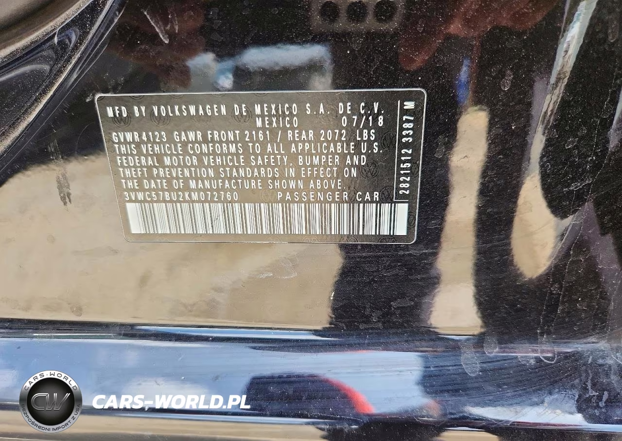 2019 Volkswagen Jetta S-Se-R-Line VIN:3VWC57BU2KM072760 - 12