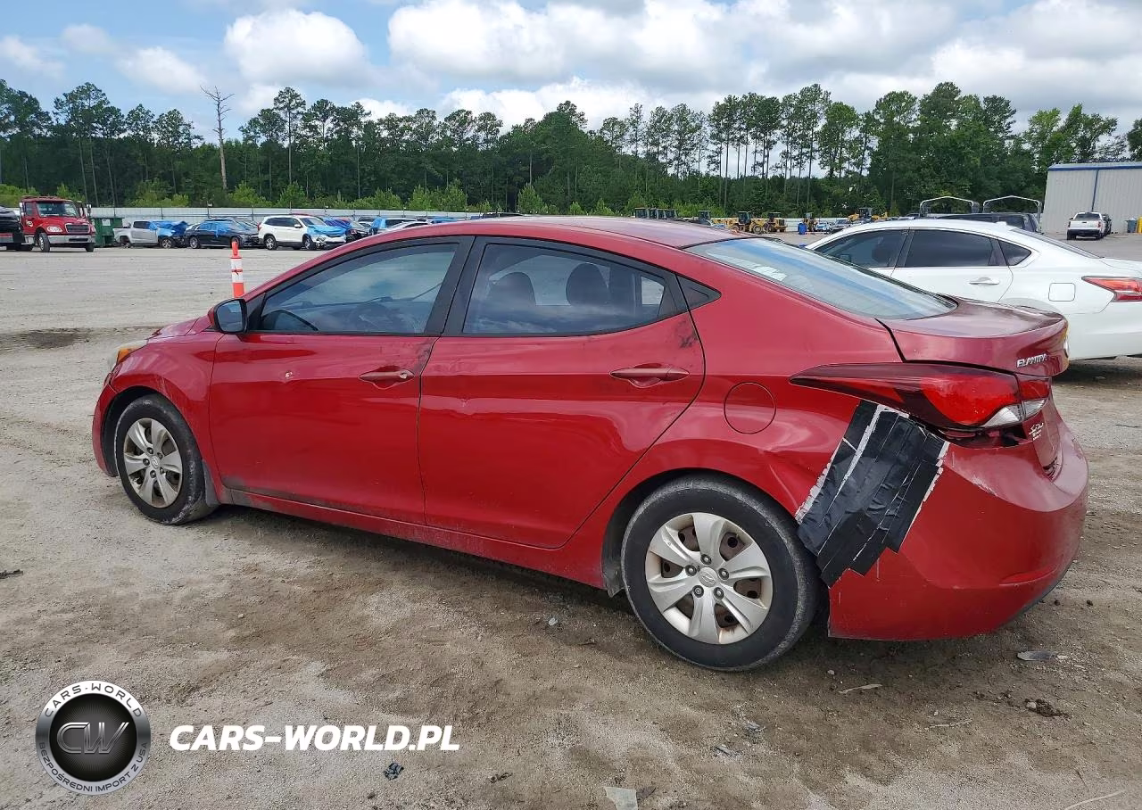 2016 Hyundai Elantra Se VIN:KMHDH4AE7GU478491 - 2