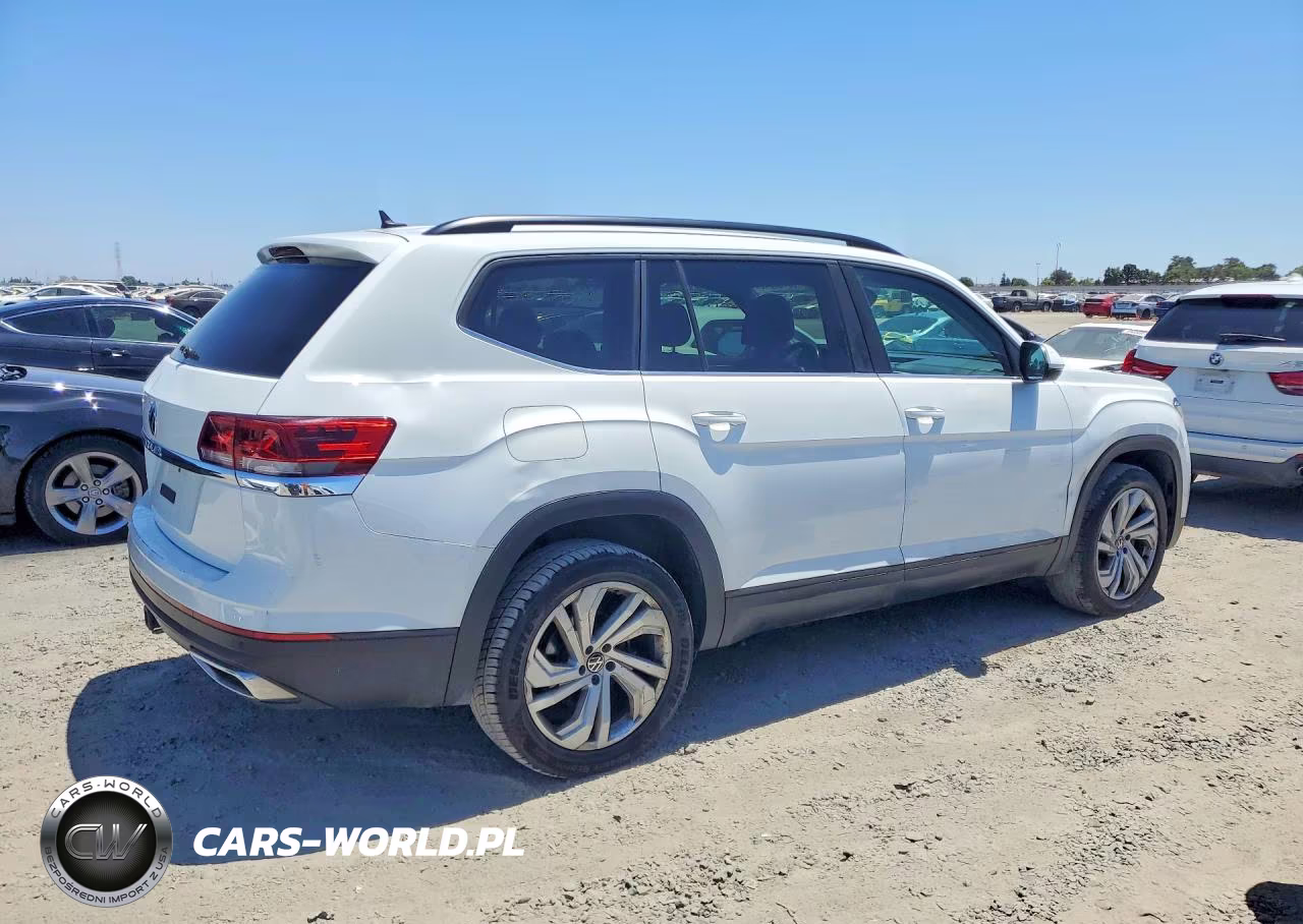2021 Volkswagen Atlas Se VIN:1V2WR2CA1MC568776 - 3