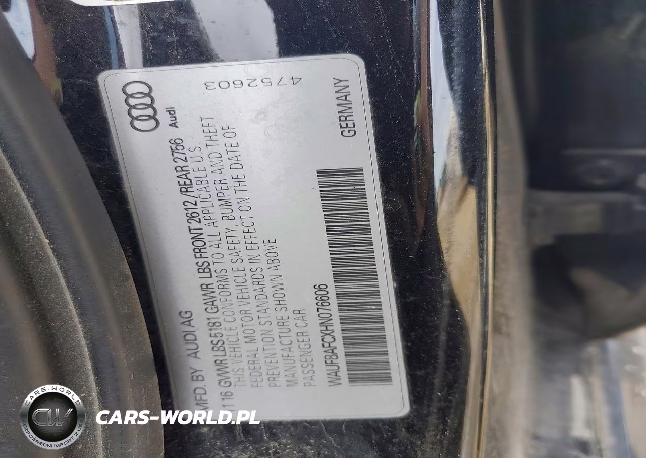 2017 Audi A6 Premium VIN:WAUF8AFCXHN076606 - 12