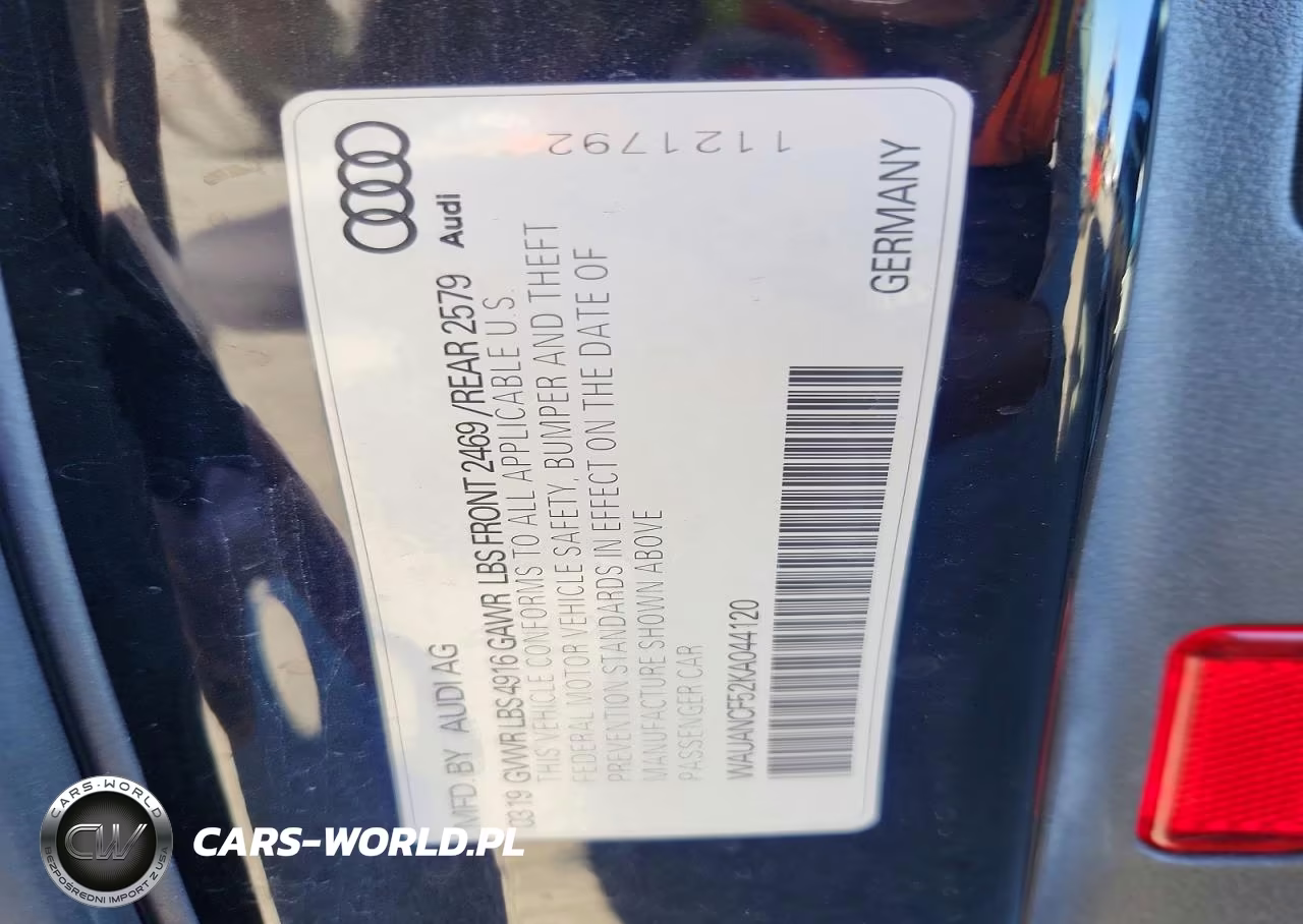 2019 Audi A5 Premium VIN:WAUANCF52KA044120 - 12