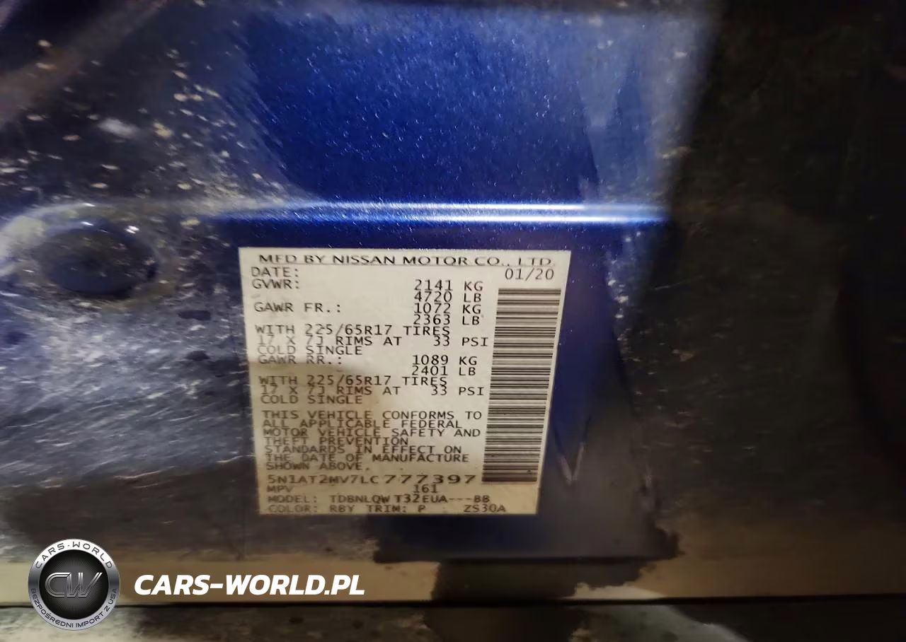 2020 Nissan Rogue Sv VIN:5N1AT2MV7LC777397 - 13