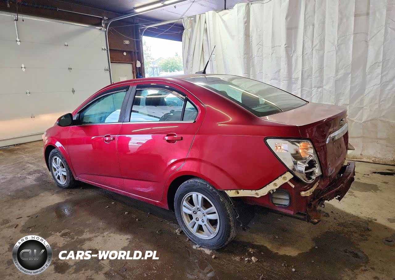 2012 Chevrolet Sonic Lt VIN:1G1JD5SB3C4180889 - 2
