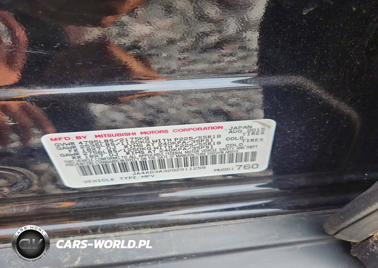 2016 Mitsubishi Outlander Se VIN:JA4AD3A32GZ011259 - 14