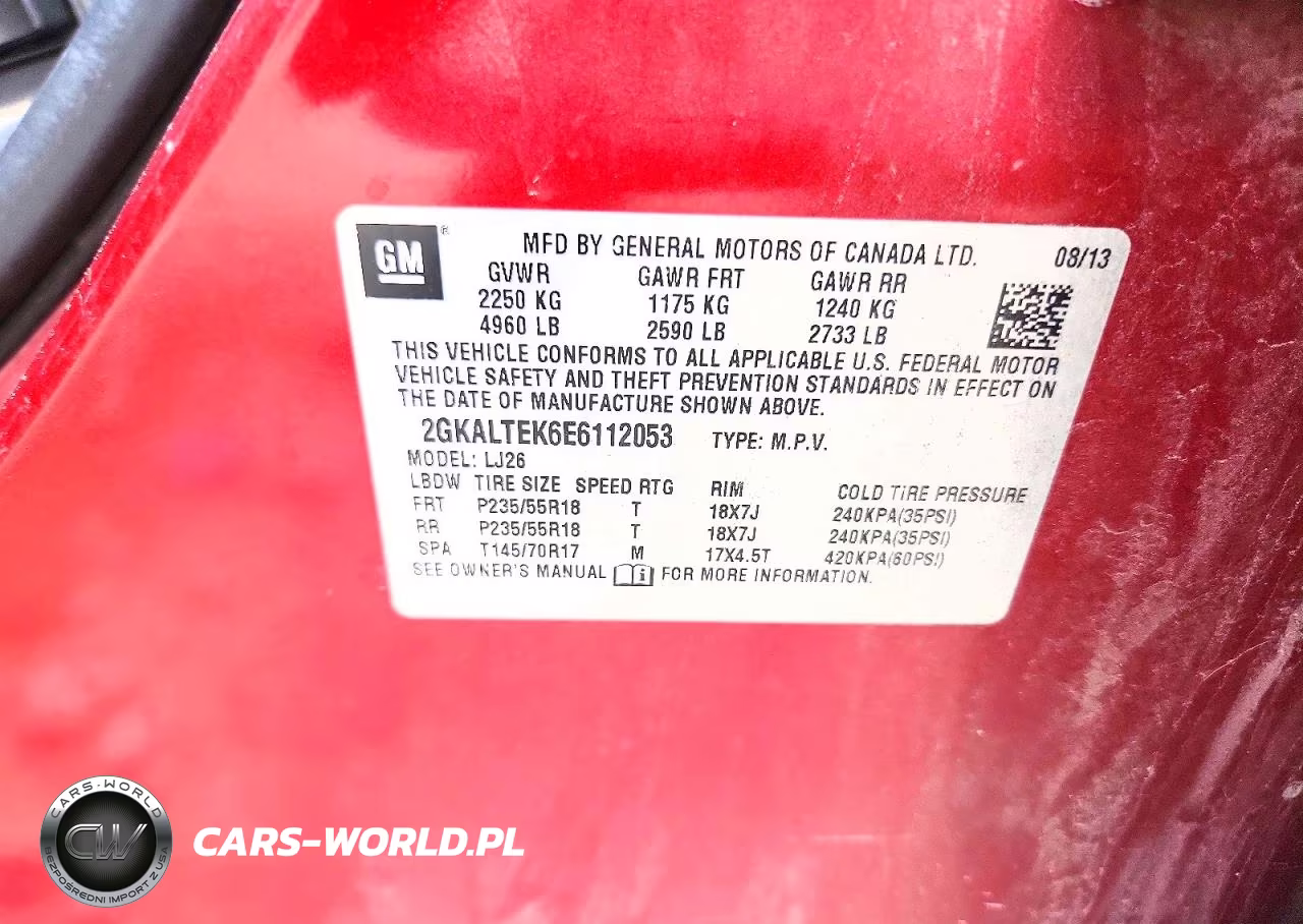 2014 GMC Terrain Slt VIN:2GKALTEK6E6112053 - 13