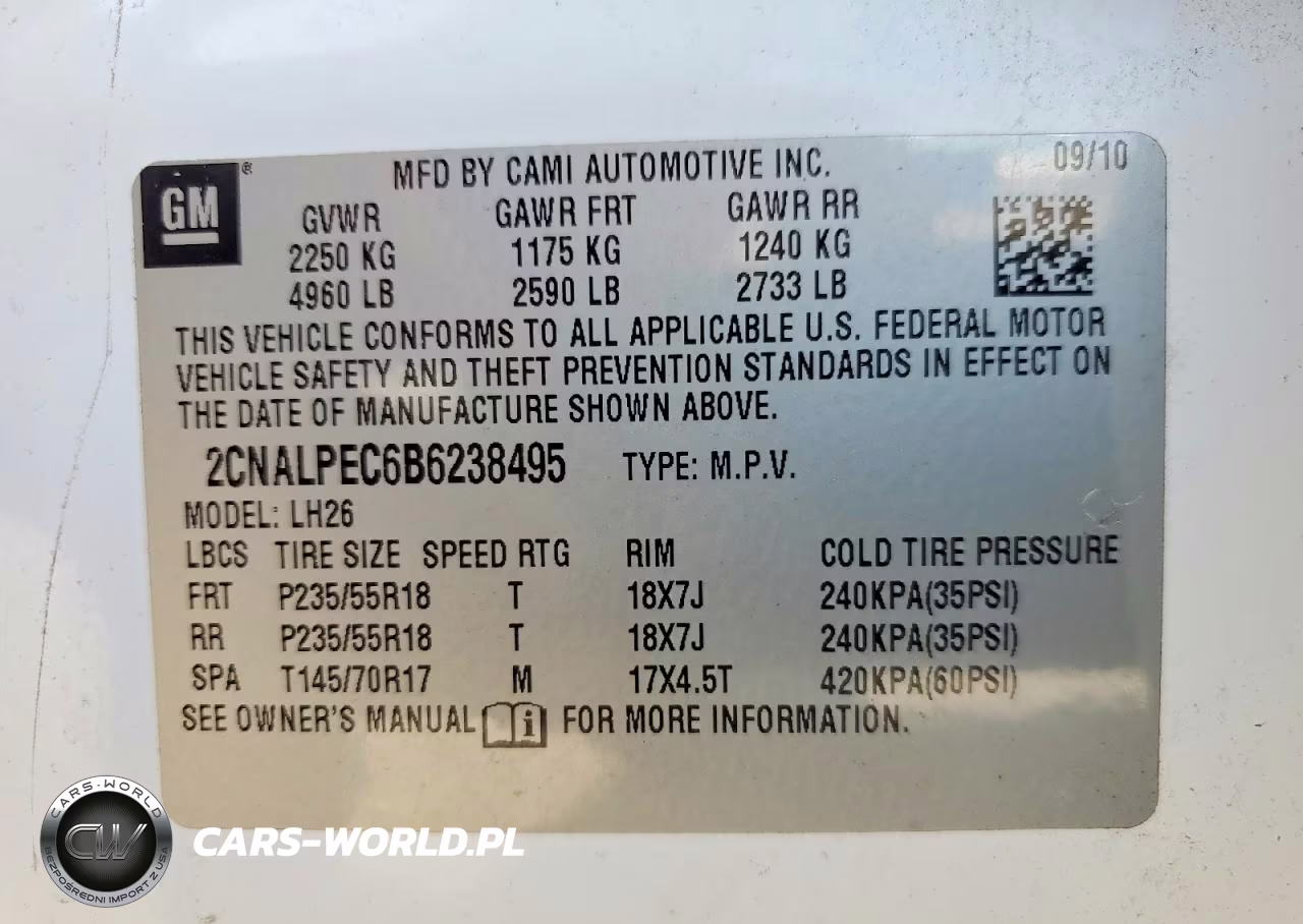 2011 Chevrolet Equinox Lt VIN:2CNALPEC6B6238495 - 13