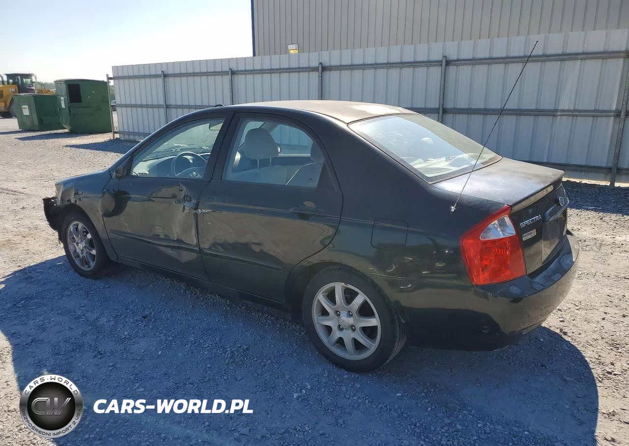 2006 Kia Spectra Ex VIN:KNAFE121865285465 - 2