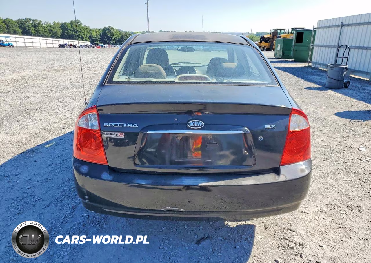 2006 Kia Spectra Ex VIN:KNAFE121865285465 - 6