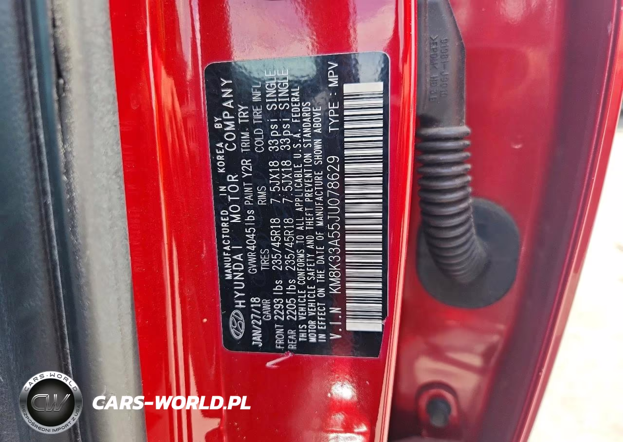 2018 Hyundai Kona Limited VIN:KM8K33A55JU078629 - 13