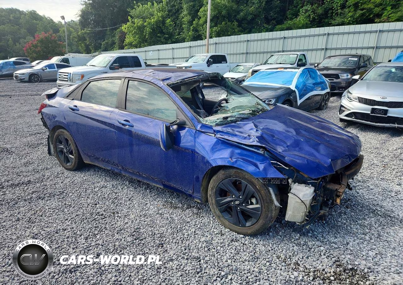 2022 Hyundai Elantra Sel VIN:5NPLS4AG6NH057310 - 4