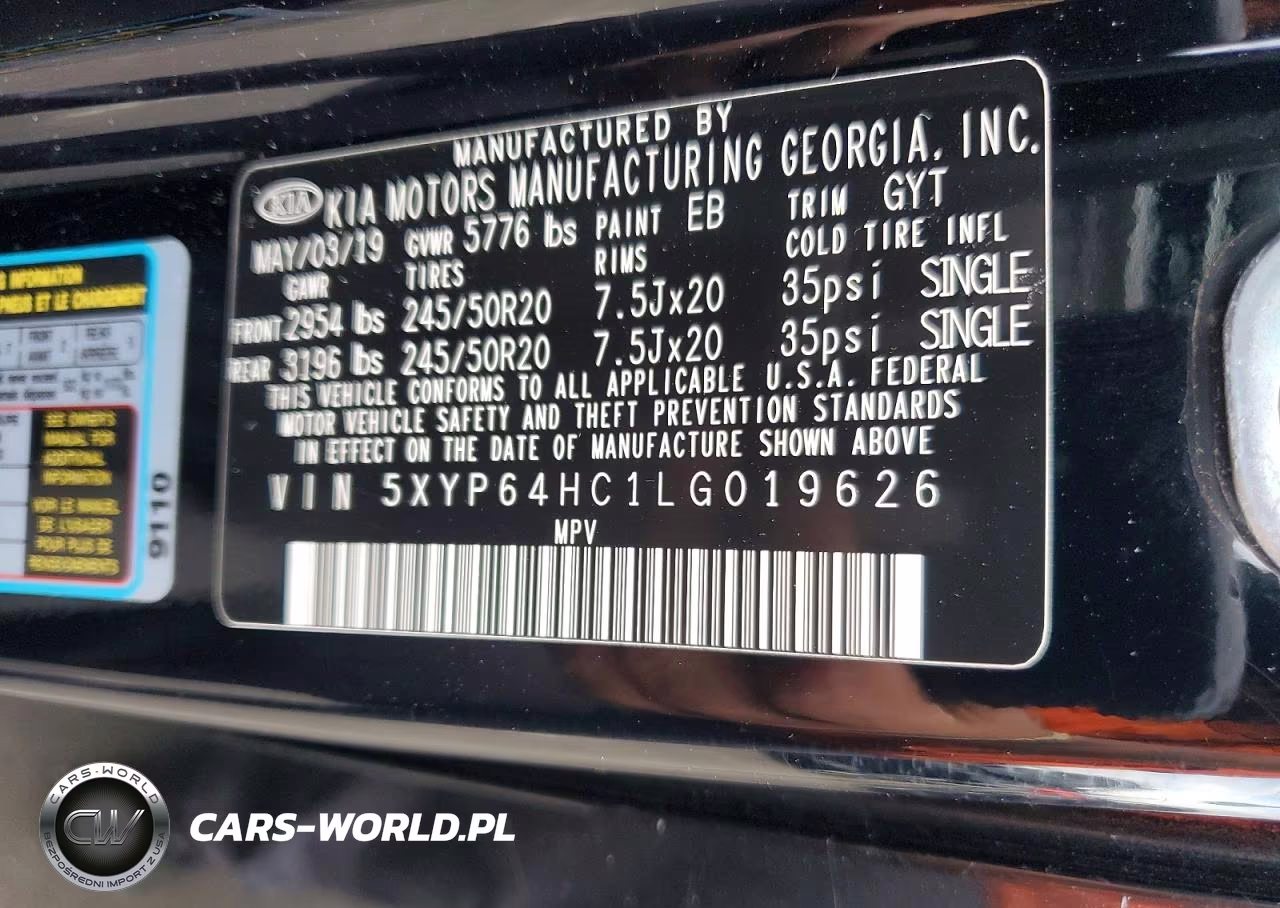2020 Kia Telluride S VIN:5XYP64HC1LG019626 - 14