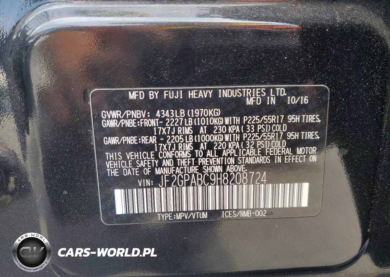 2017 Subaru Crosstrek Premium VIN:JF2GPABC9H8208724 - 13