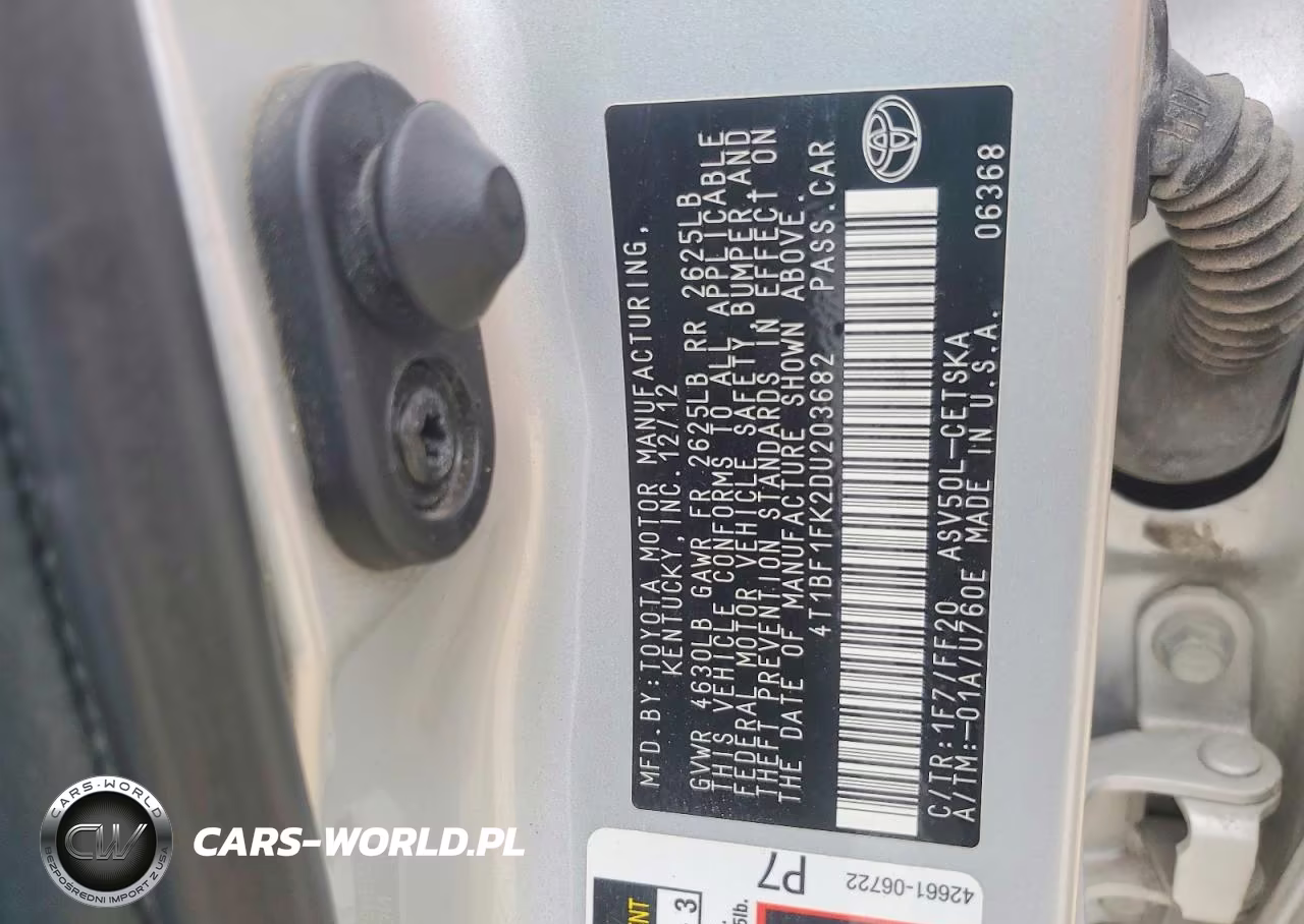 2013 Toyota Camry Se VIN:4T1BF1FK2DU203682 - 12