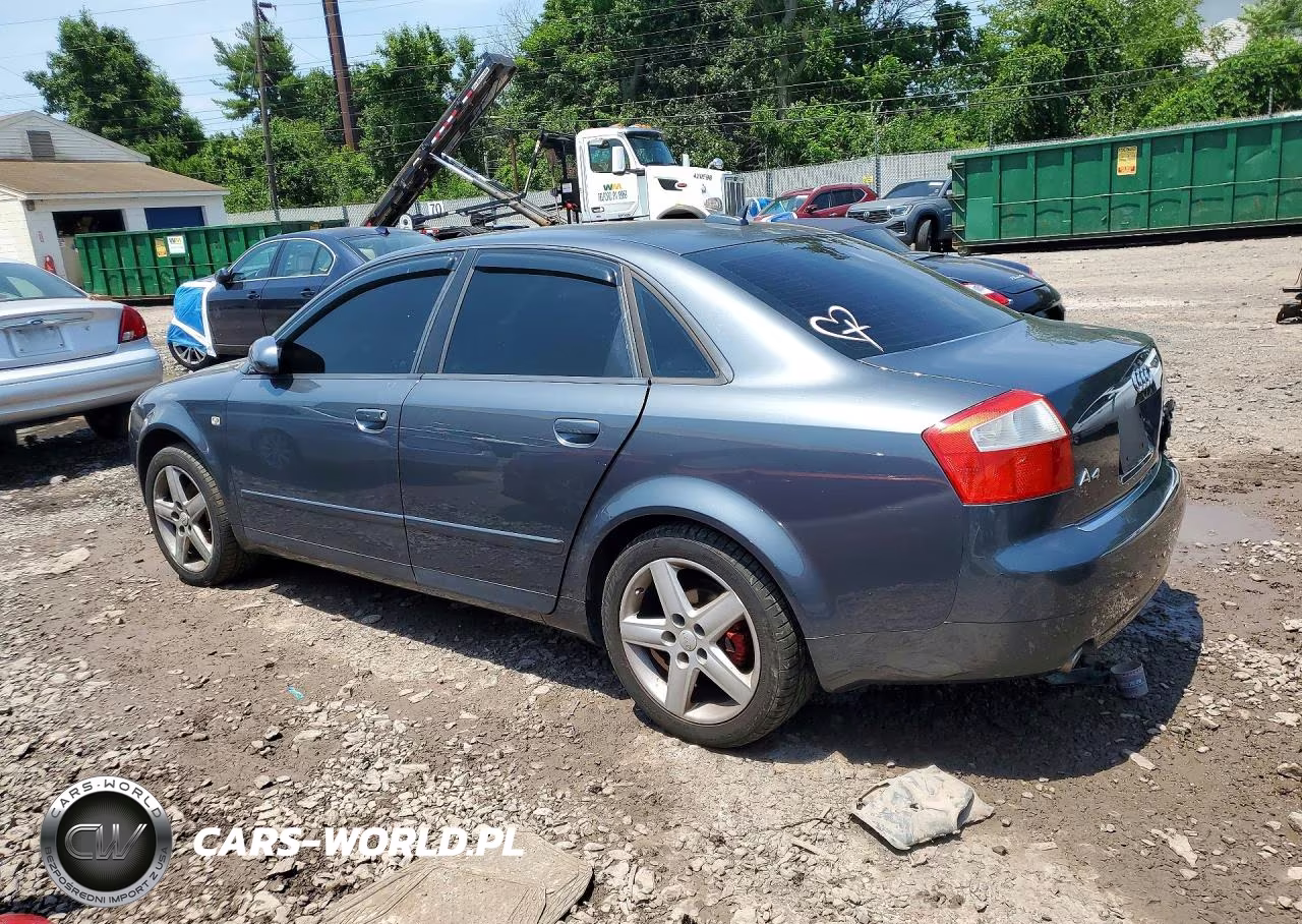 2005 Audi A4 VIN:WAULC68E95A026537 - 2