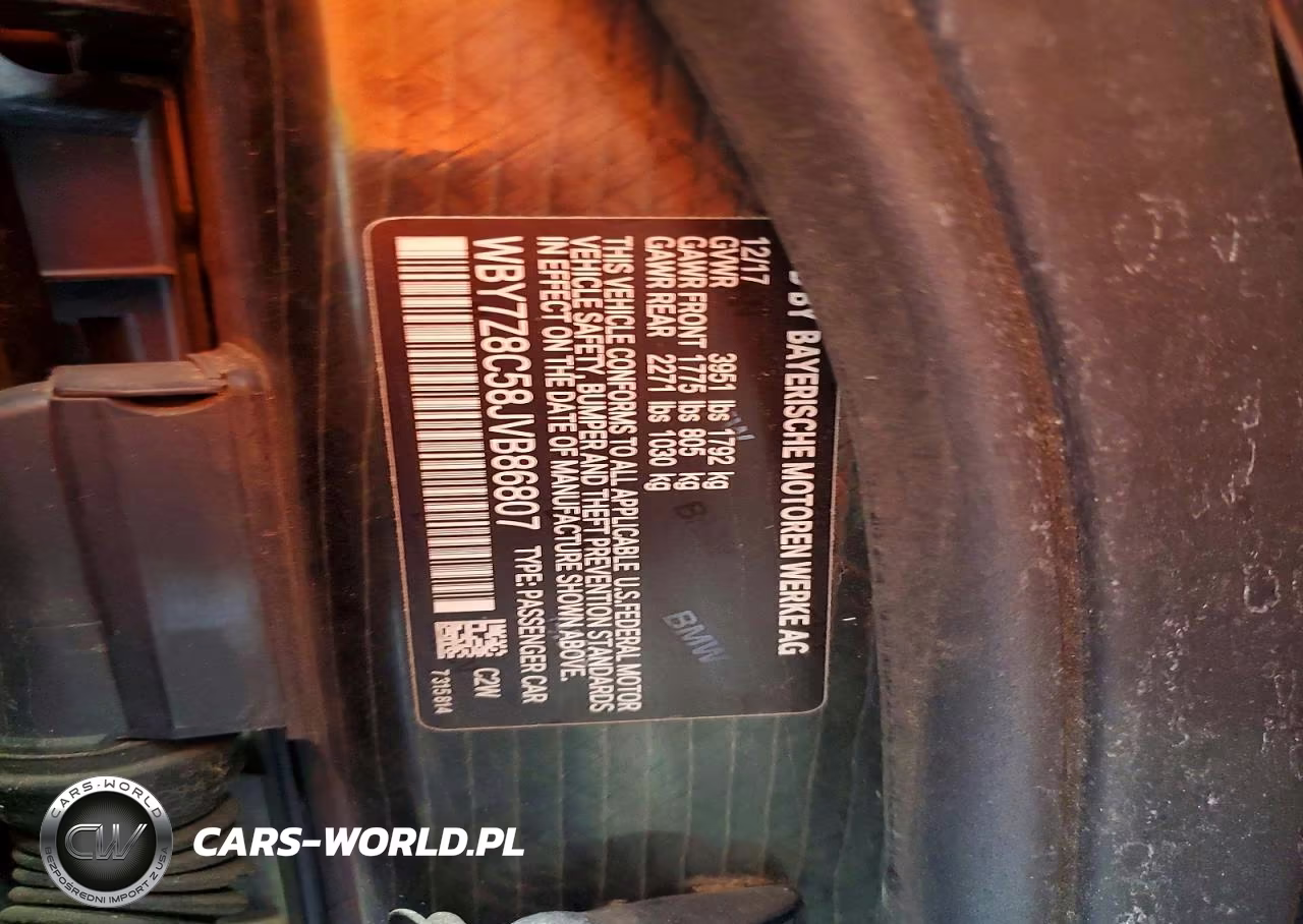 2018 BMW I3 S Rex VIN:WBY7Z8C58JVB86807 - 13