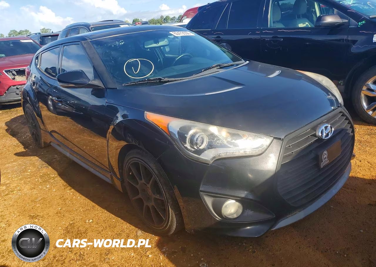 2015 Hyundai Veloster Turbo VIN:KMHTC6AE3FU249259 - 4