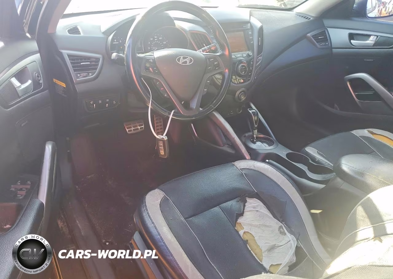 2015 Hyundai Veloster Turbo VIN:KMHTC6AE3FU249259 - 8