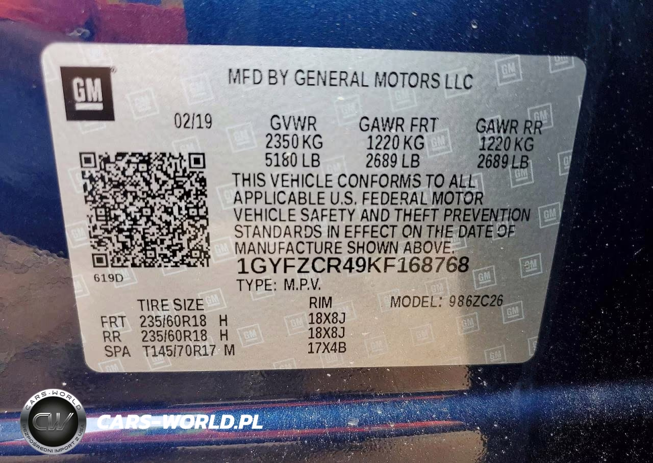 2019 Cadillac Xt4 Premium Luxury VIN:1GYFZCR49KF168768 - 13