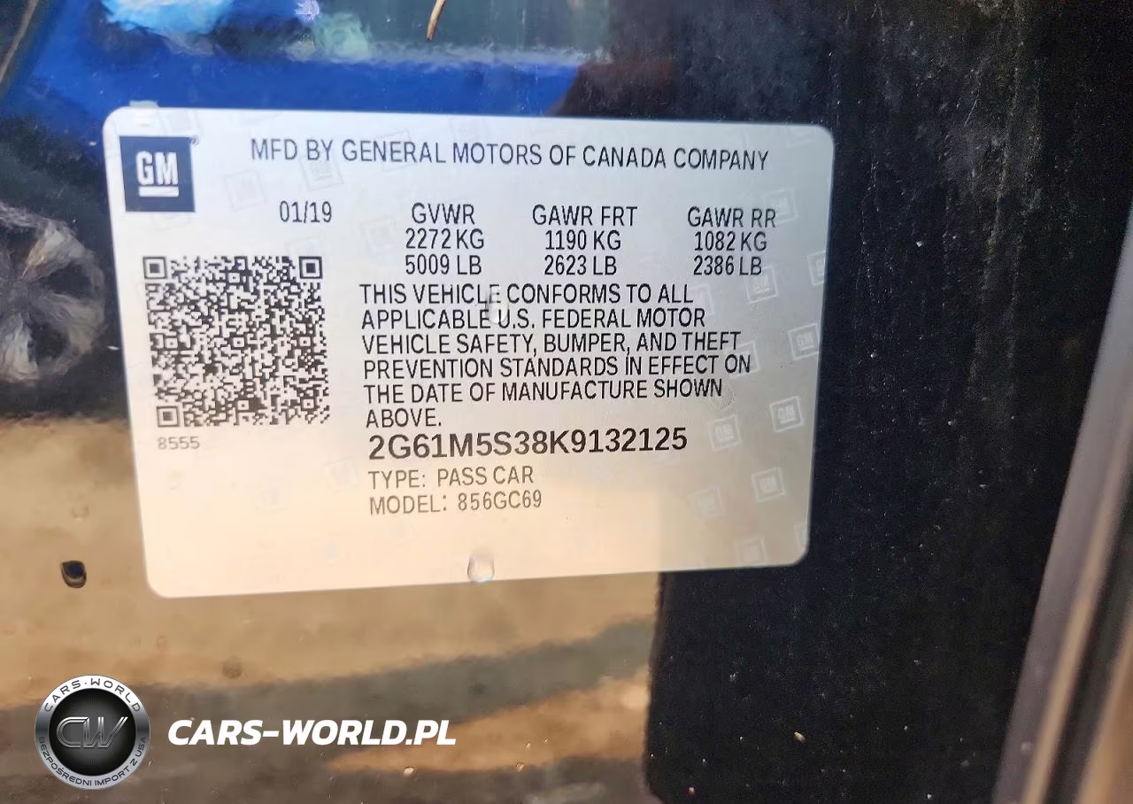 2019 Cadillac Xts Luxury VIN:2G61M5S38K9132125 - 13