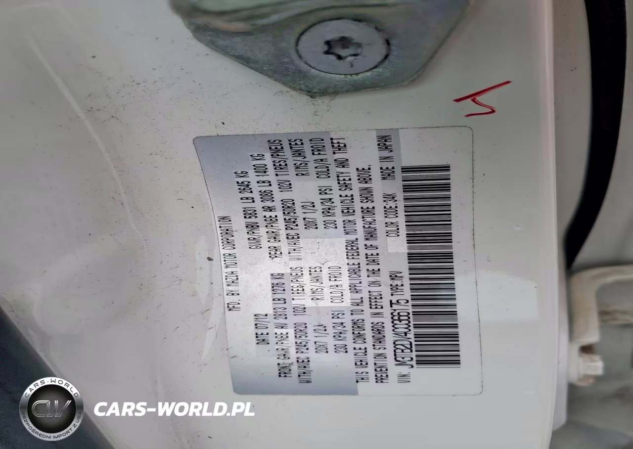 2012 Mazda Cx-9 VIN:JM3TB2DV4C0366175 - 13