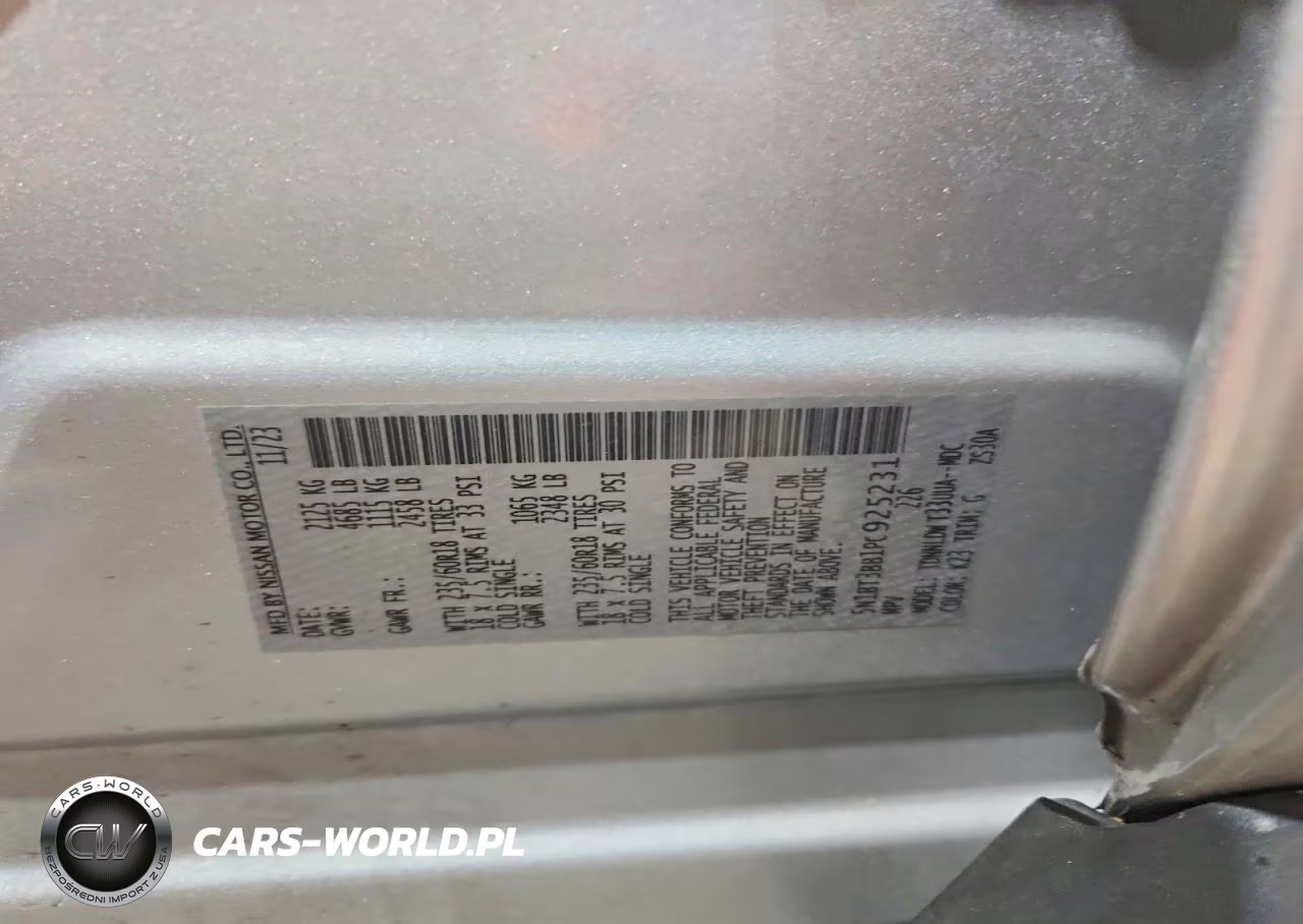 2023 Nissan Rogue Sv VIN:5N1BT3BB1PC925231 - 13