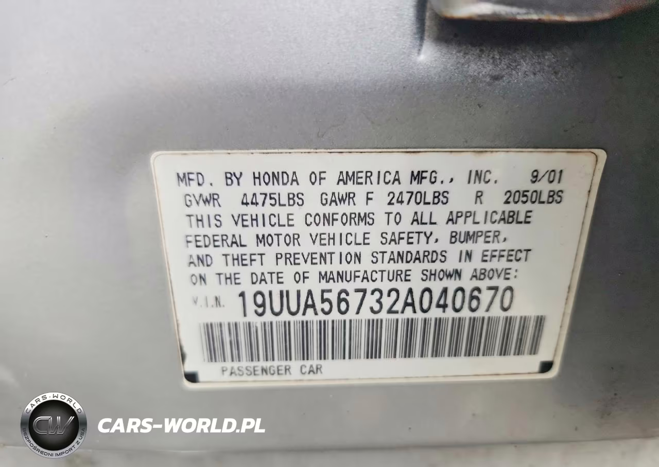 2002 Acura 3.2Tl VIN:19UUA56732A040670 - 13