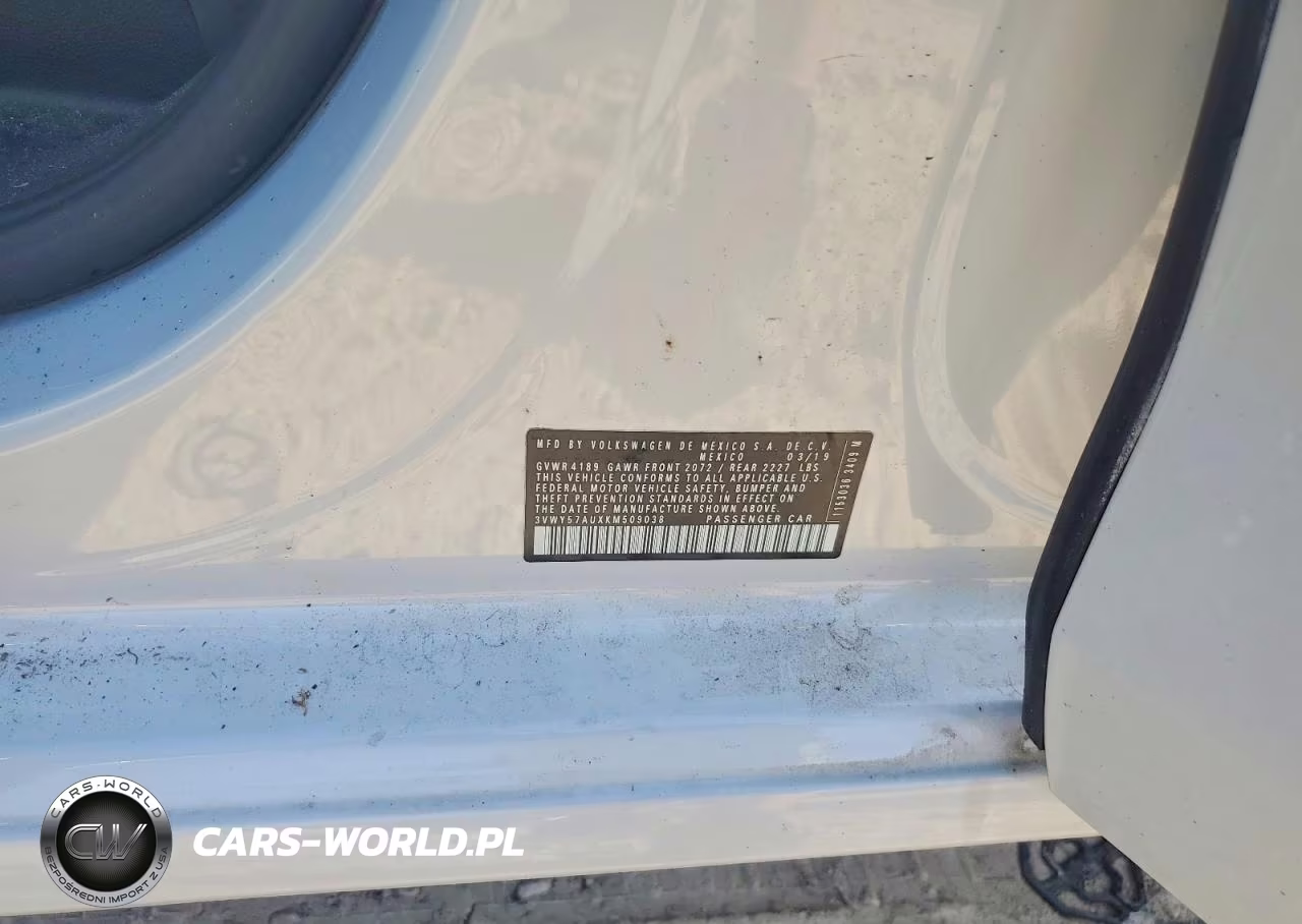 2019 Volkswagen Golf Sportwagen S-Se VIN:3VWY57AUXKM509038 - 13