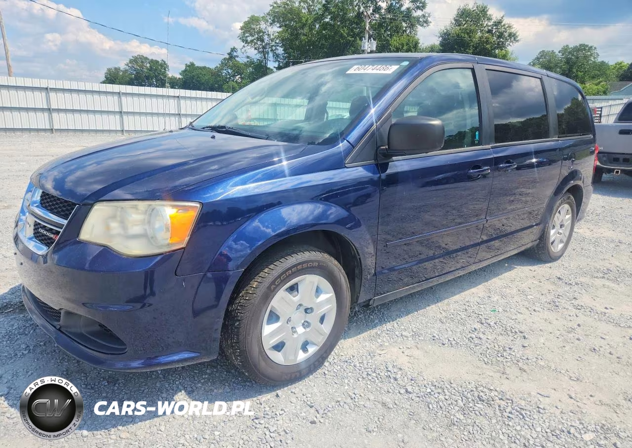 2012 Dodge Grand Caravan Se VIN:2C4RDGBG3CR414799 - 1