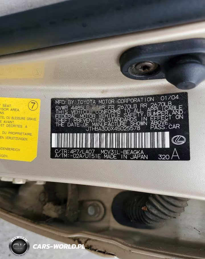 2004 Lexus Es 330 VIN:JTHBA30GX45025578 - 12
