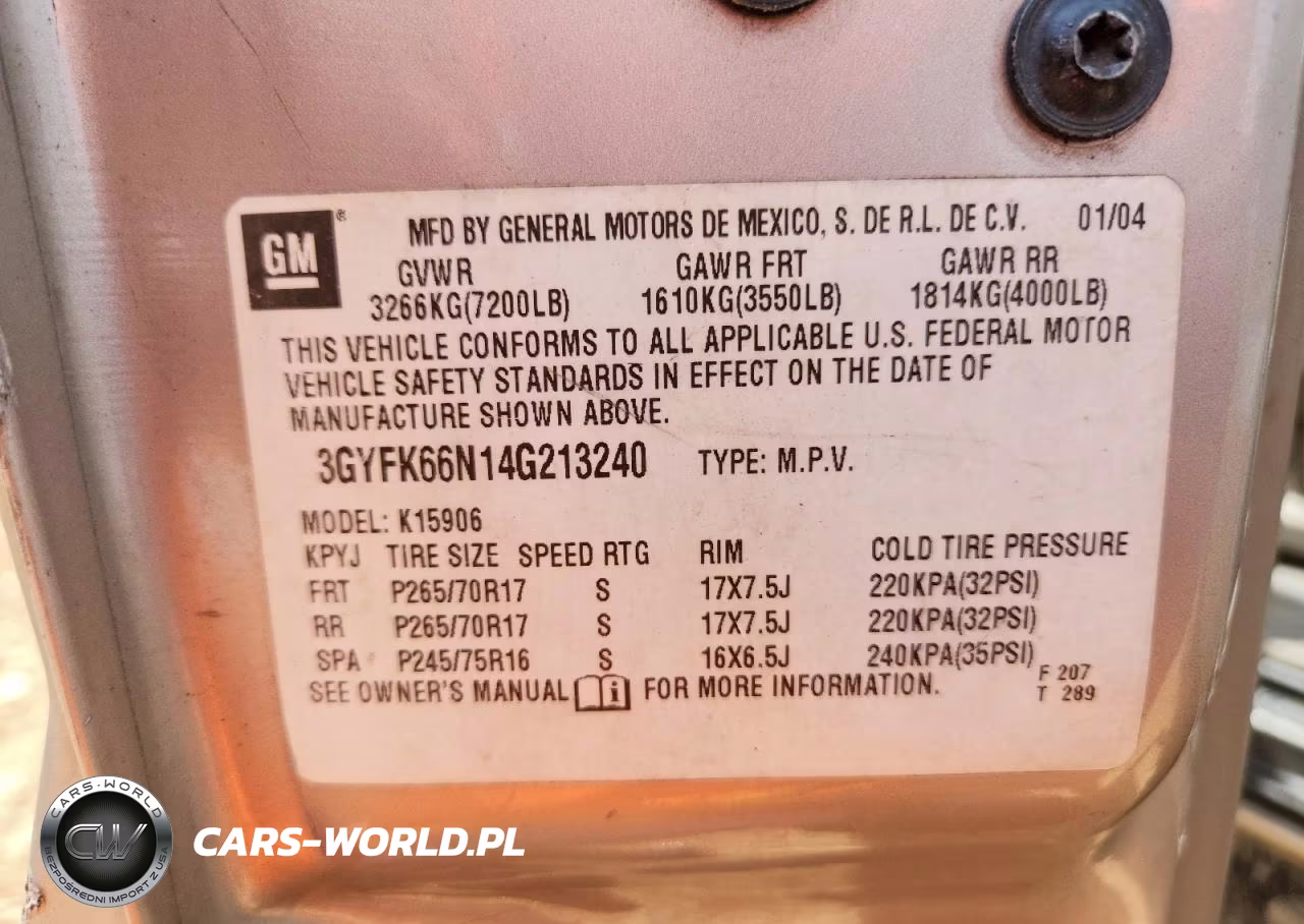 2004 Cadillac Escalade Esv VIN:3GYFK66N14G213240 - 13