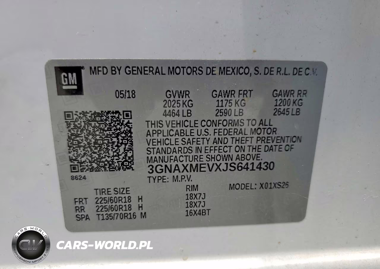 2018 Chevrolet Equinox Premier VIN:3GNAXMEVXJS641430 - 13