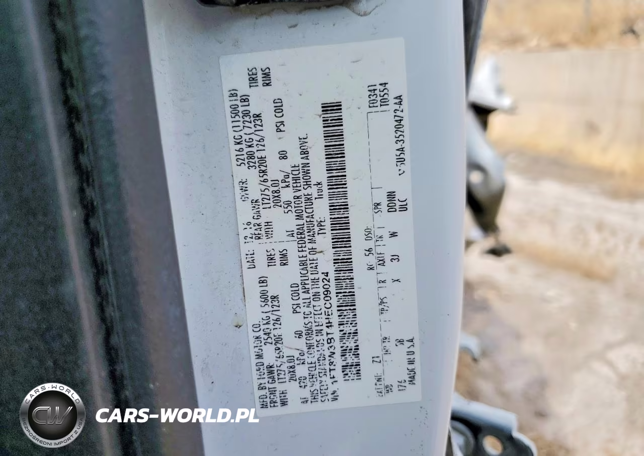 2017 Ford F350 Super Duty VIN:1FT8W3BT4HEC09024 - 13