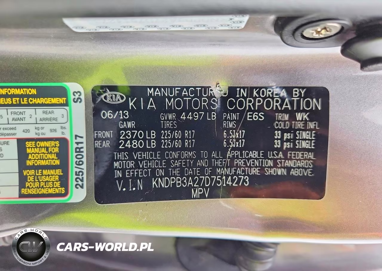 2011 Kia Sportage Gds (Middle-High Grade) VIN:KNDPB3A27D7514273 - 13