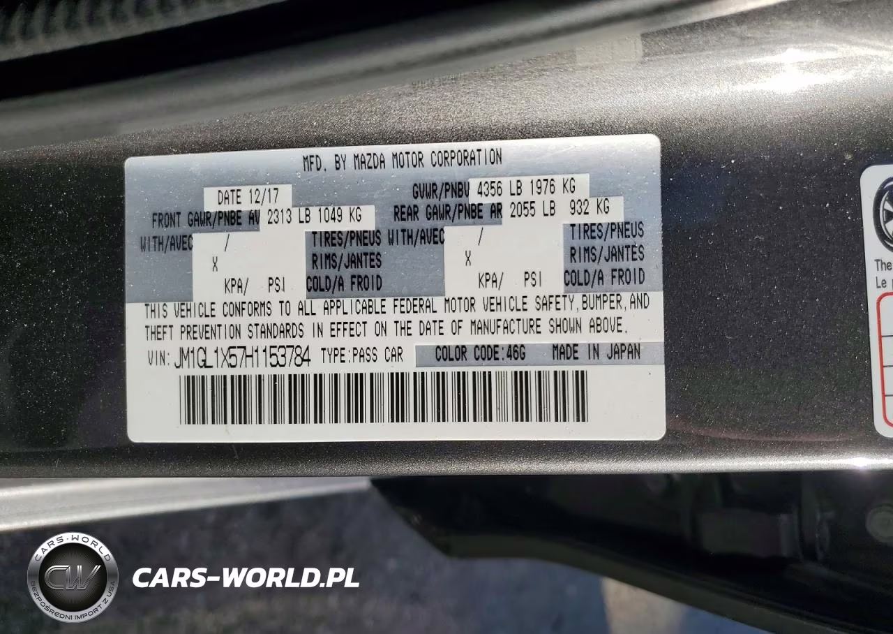 2017 Mazda 6 Grand Touring VIN:JM1GL1X57H1153784 - 13