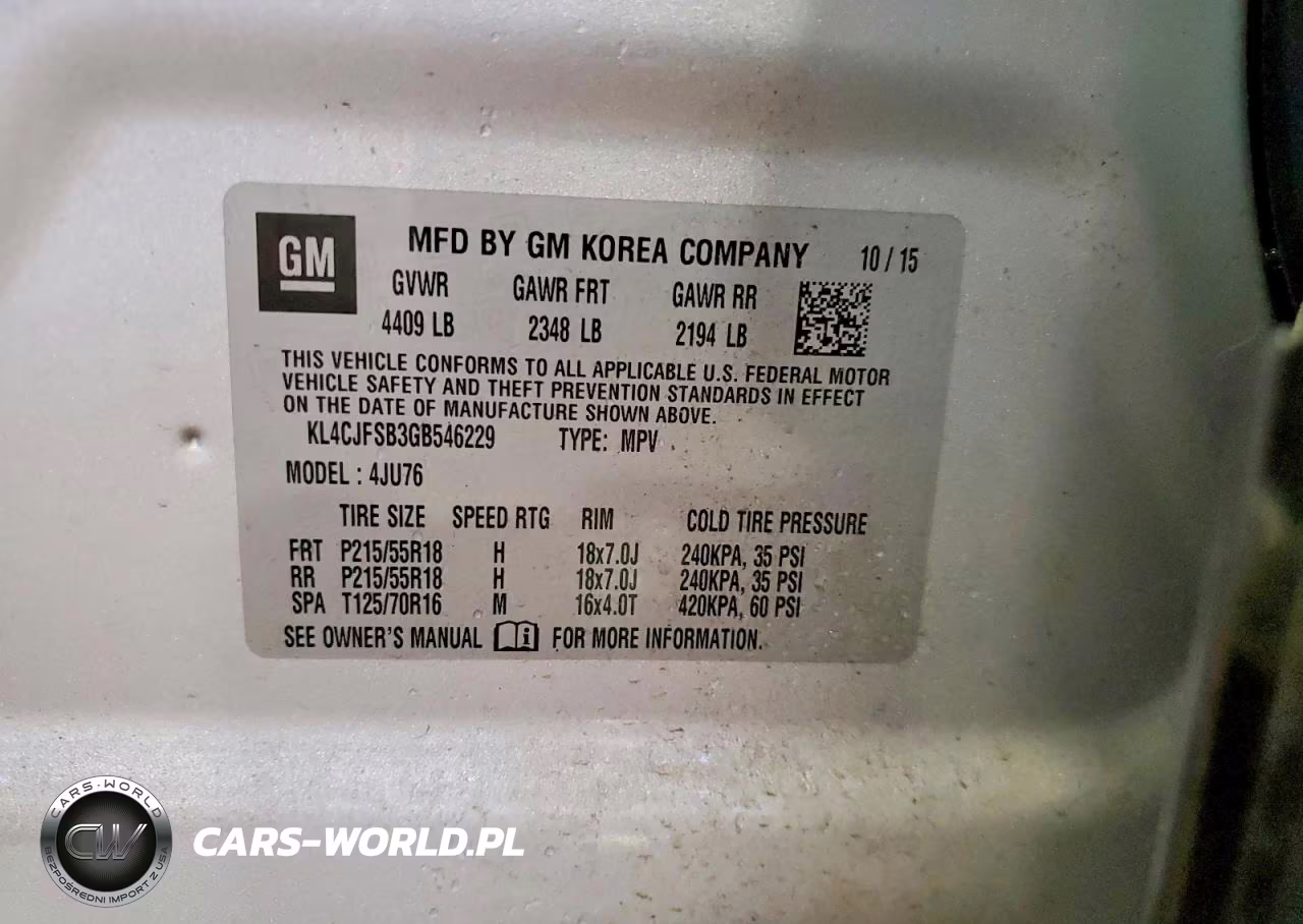 2016 Buick Encore Convenience VIN:KL4CJFSB3GB546229 - 14