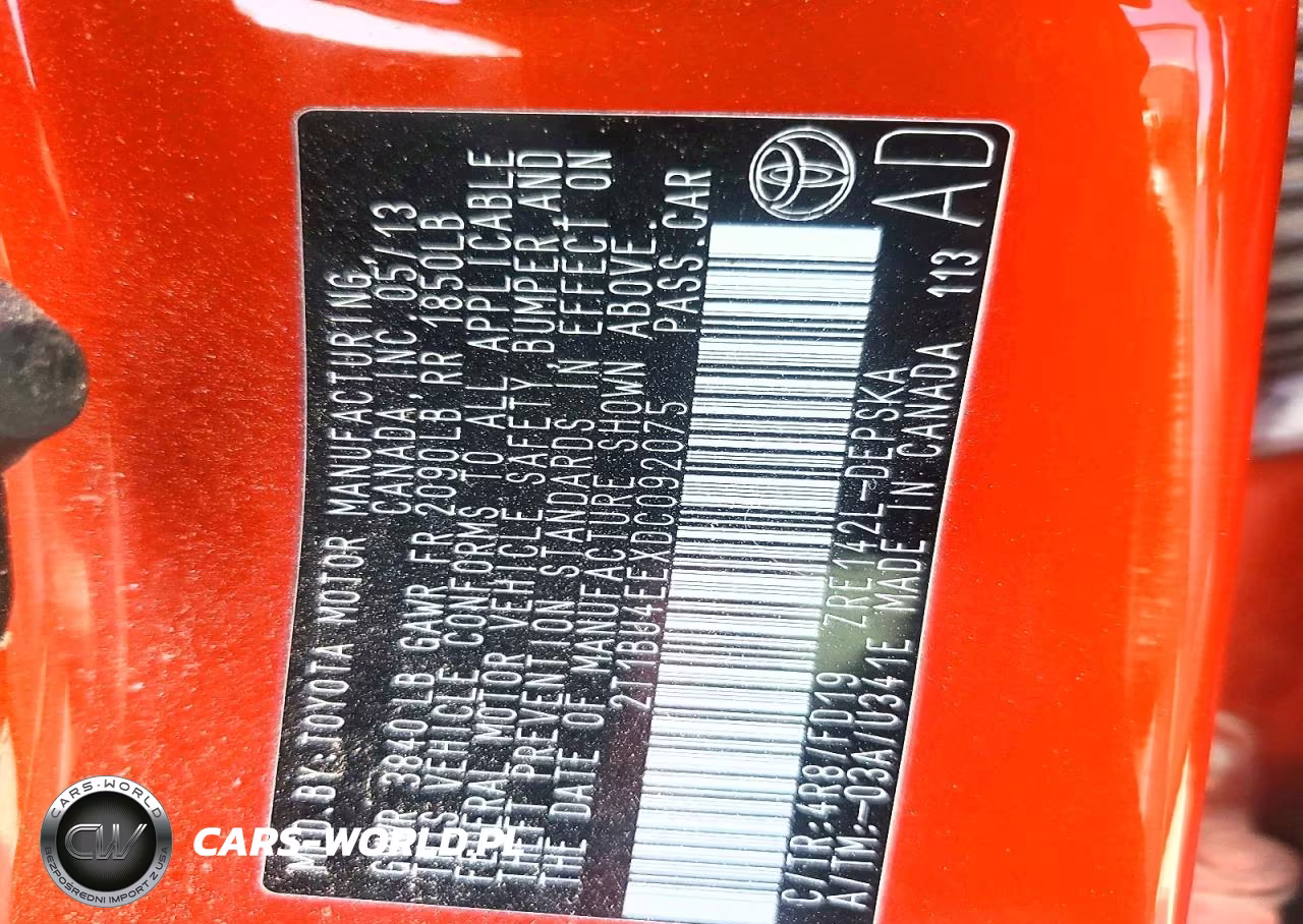 2013 Toyota Corolla S Special Edition VIN:2T1BU4EEXDC092075 - 12