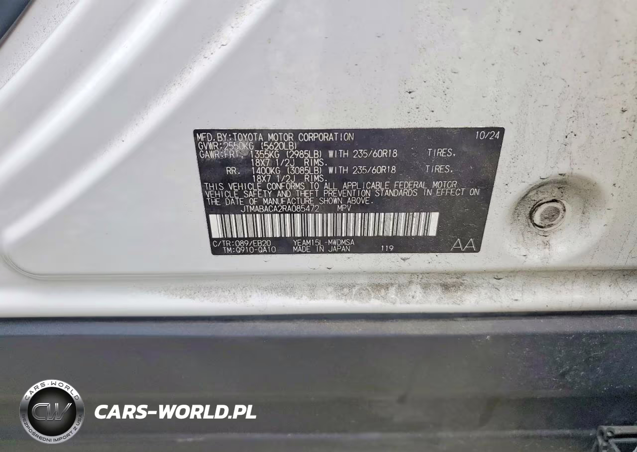 2024 Toyota Bz4X Xle VIN:JTMABACA2RA085472 - 13