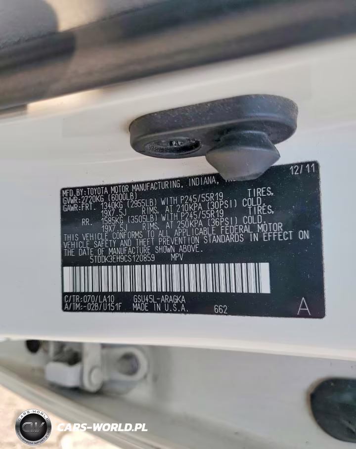 2012 Toyota Highlander Limited VIN:5TDDK3EH9CS120859 - 14
